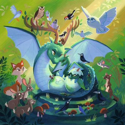Ravensburger Kinderpuzzle 05181 - Einhorn, Drache und Fee - 3x49 Teile