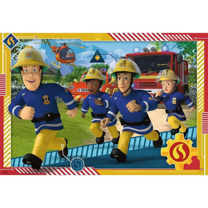 Ravensburger Kinderpuzzle Feuerwehrmann Sam und sein Team, 2x12 Teile