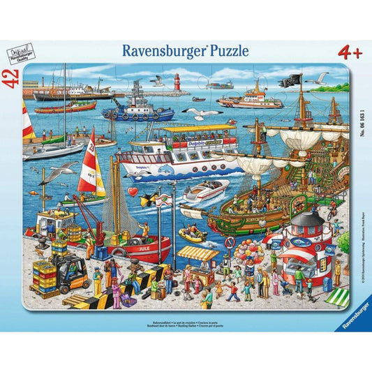 Ravensburger Kinderpuzzle Hafenrundfahrt, 42 Teile