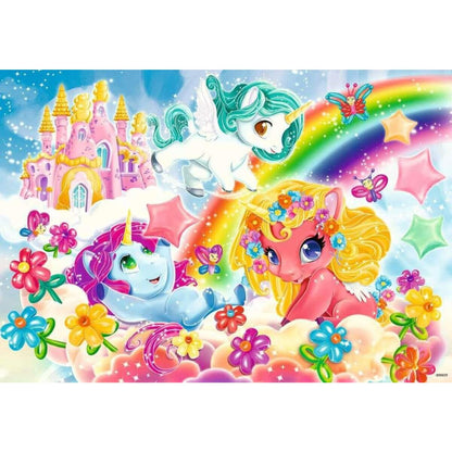 Ravensburger Kinderpuzzle Magische Einhornwelt, 2x12 Teile