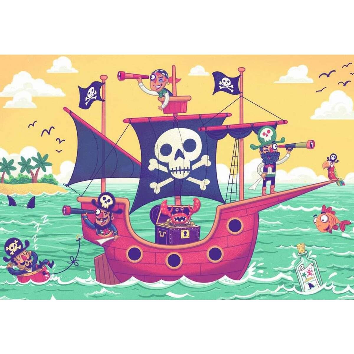 Ravensburger Kinderpuzzle Puzzle&Play 05592 - Land in Sicht - 2x24 Teile Puzzle