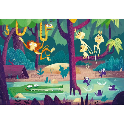 Ravensburger Kinderpuzzle Puzzle&Play Tiere 1, 2x24 Teile