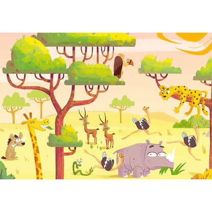 Ravensburger Kinderpuzzle Puzzle&Play Tiere 2, 2x24 Teile