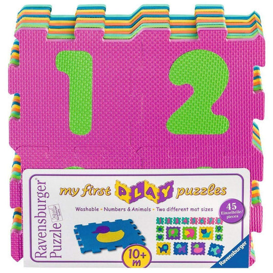 Ravensburger Kinderpuzzle Zahlen und Tiere, 45 Teile