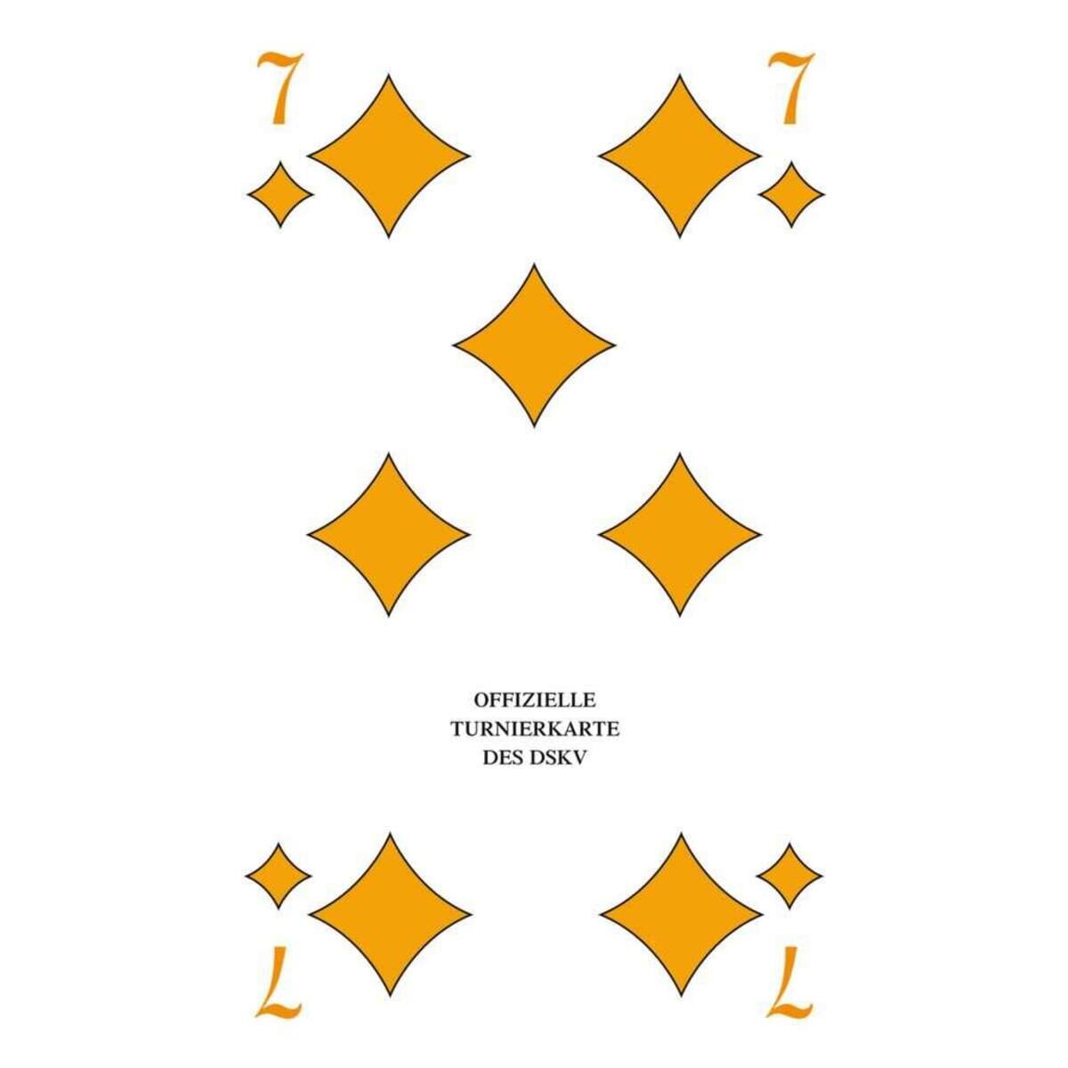 Ravensburger Klassisches Skatspiel, Offizielle Turnierkarte des DSkV, 32 Karten in Klarsicht-Box