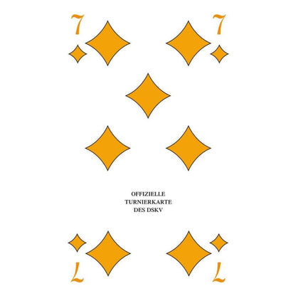 Ravensburger Klassisches Skatspiel, Offizielle Turnierkarte des DSkV, 32 Karten in Klarsicht-Box