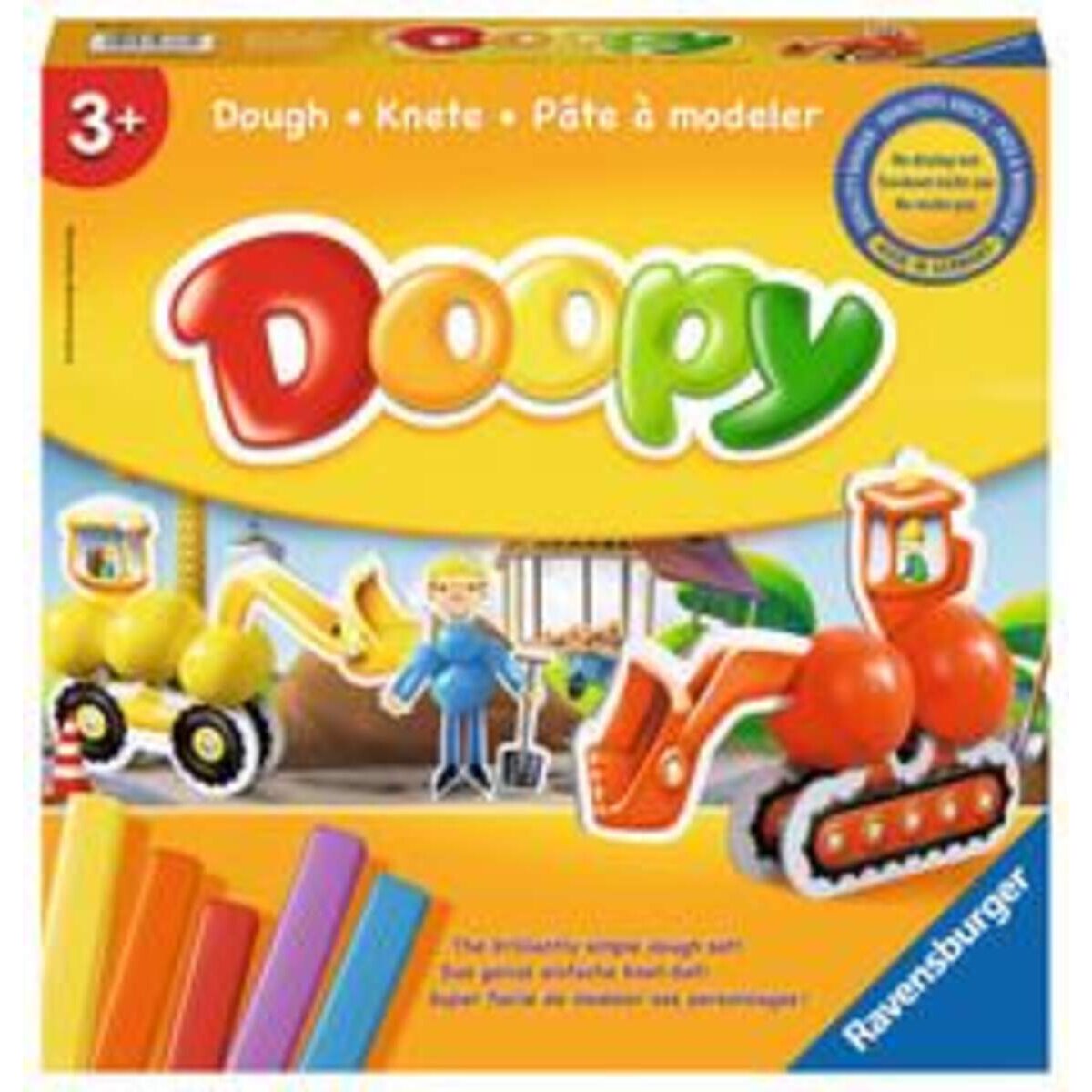 Ravensburger Knet-Set Doopy Baustelle, bunt