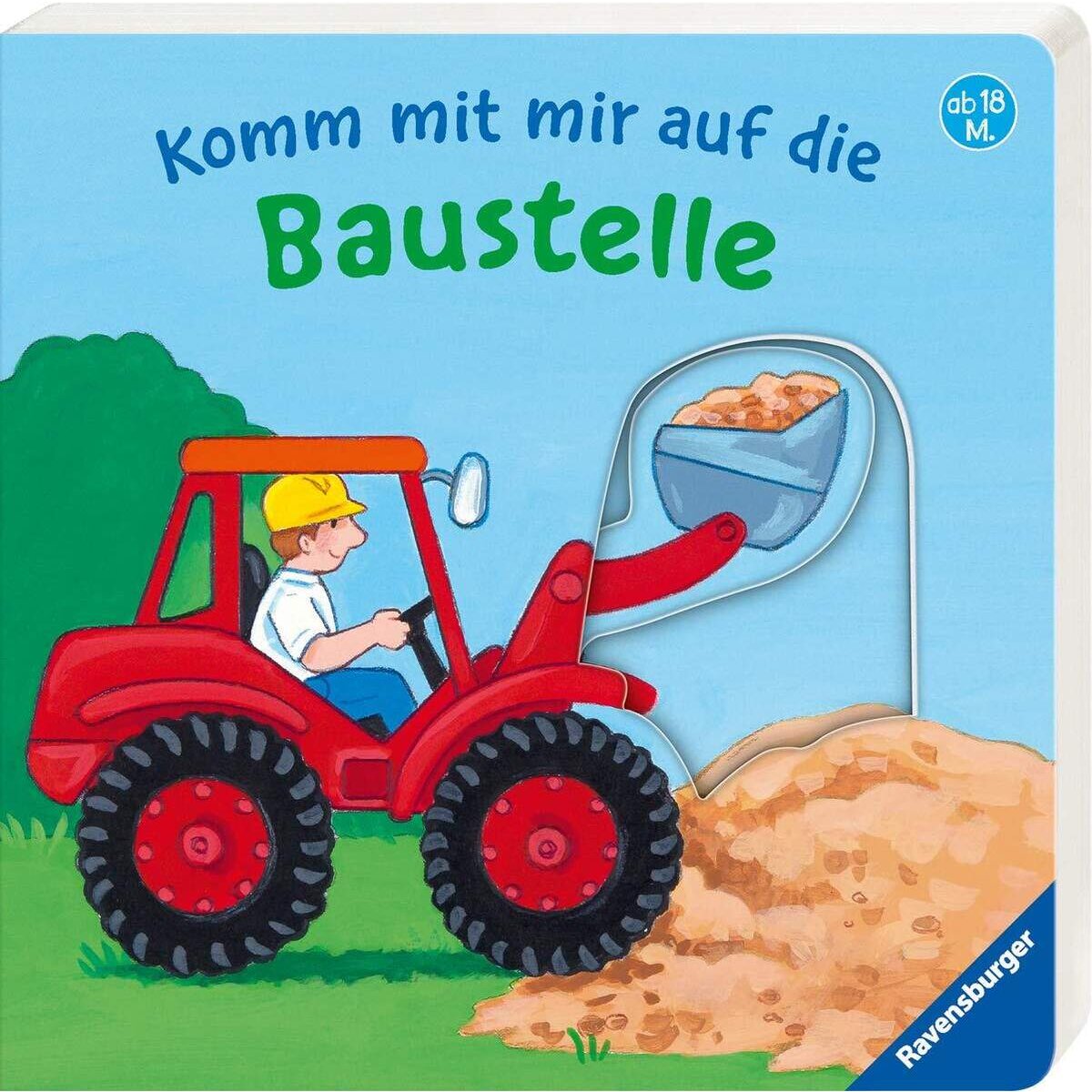 Ravensburger Komm mit mir auf die Baustelle: Mein allererstes Schiebebuch