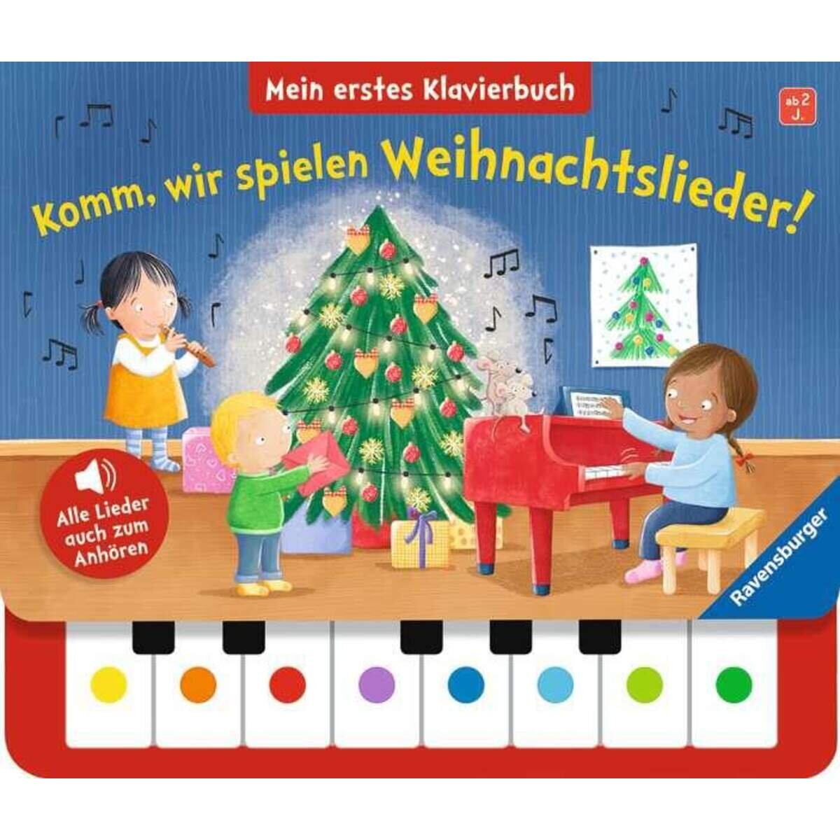 Ravensburger Komm, wir spielen Weihnachtslieder! Mein erstes Klavierbuch