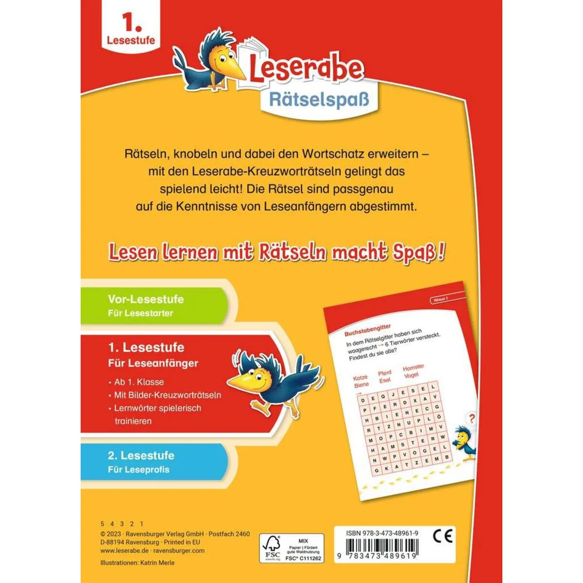 Ravensburger Kreuzworträtsel zum Lesenlernen (1. Lesestufe)