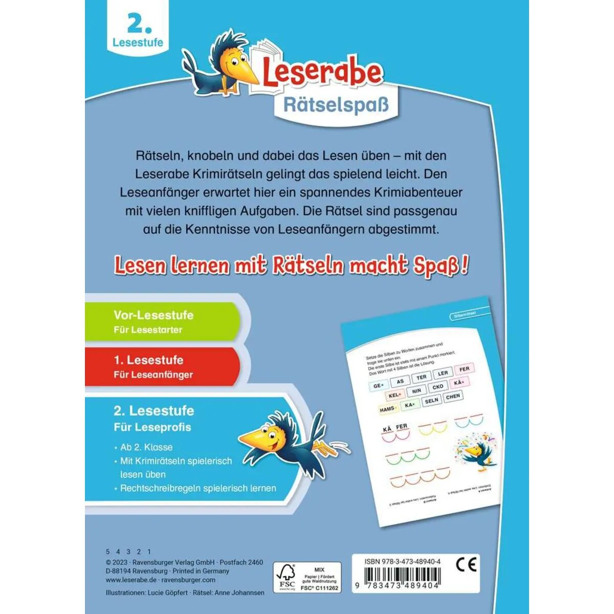 Ravensburger Krimirätsel zum Lesenlernen (2.Lesestufe)