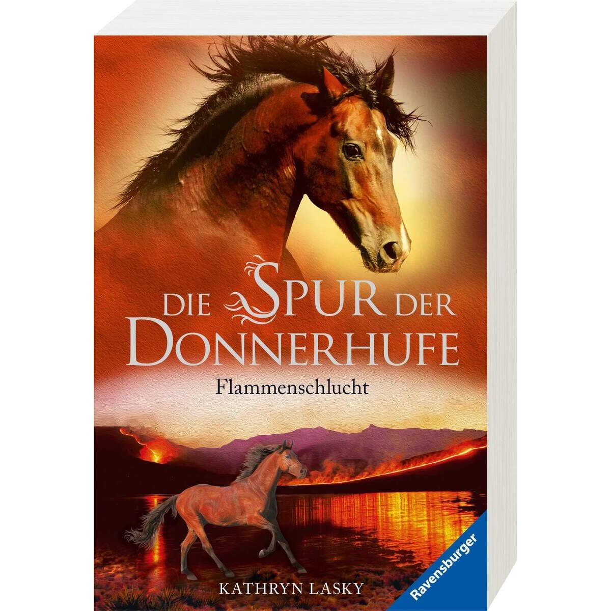 Ravensburger Lasky, Die Spur der Donnerhufe, Band. 1: Flammenschlucht