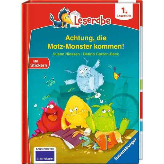 Ravensburger Leserabe - 1. Lesestufe: Achtung, die Motz-Monster kommen!