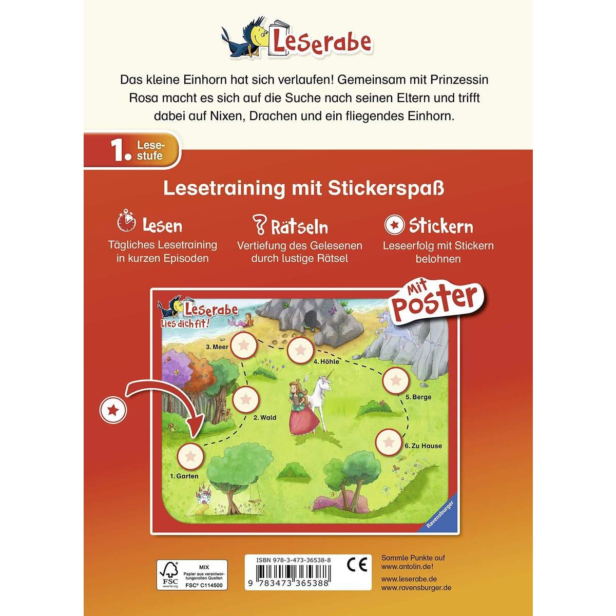 Ravensburger Leserabe 1. Klasse - Rosa und das Einhorn