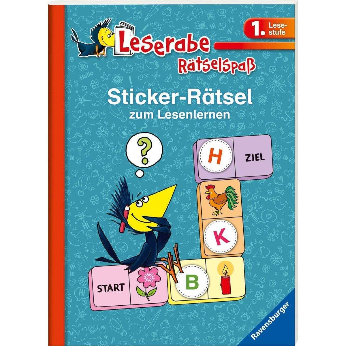Ravensburger Leserabe 1. Lesestufe - Sticker-Rätsel