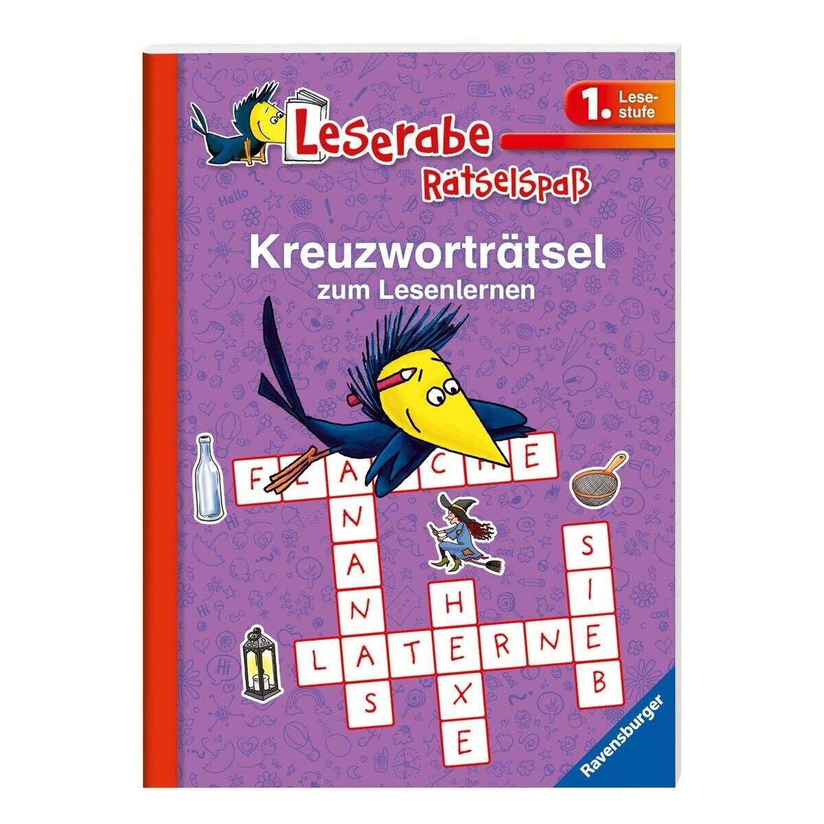 Ravensburger Leserabe 1. Lesestufe - Kreuzworträtsel zum Lesenlernen