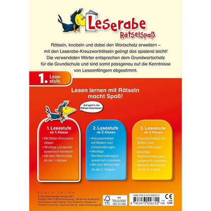 Ravensburger Leserabe 1. Lesestufe - Kreuzworträtsel zum Lesenlernen