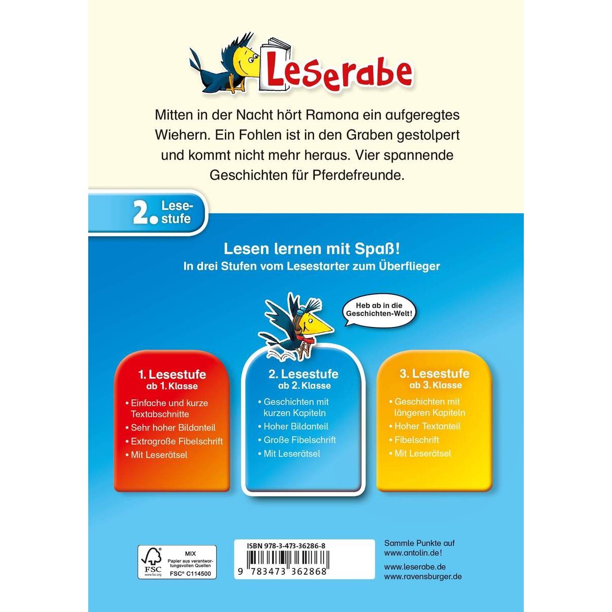 Ravensburger Leserabe 2. Klasse - Pferdegeschichten