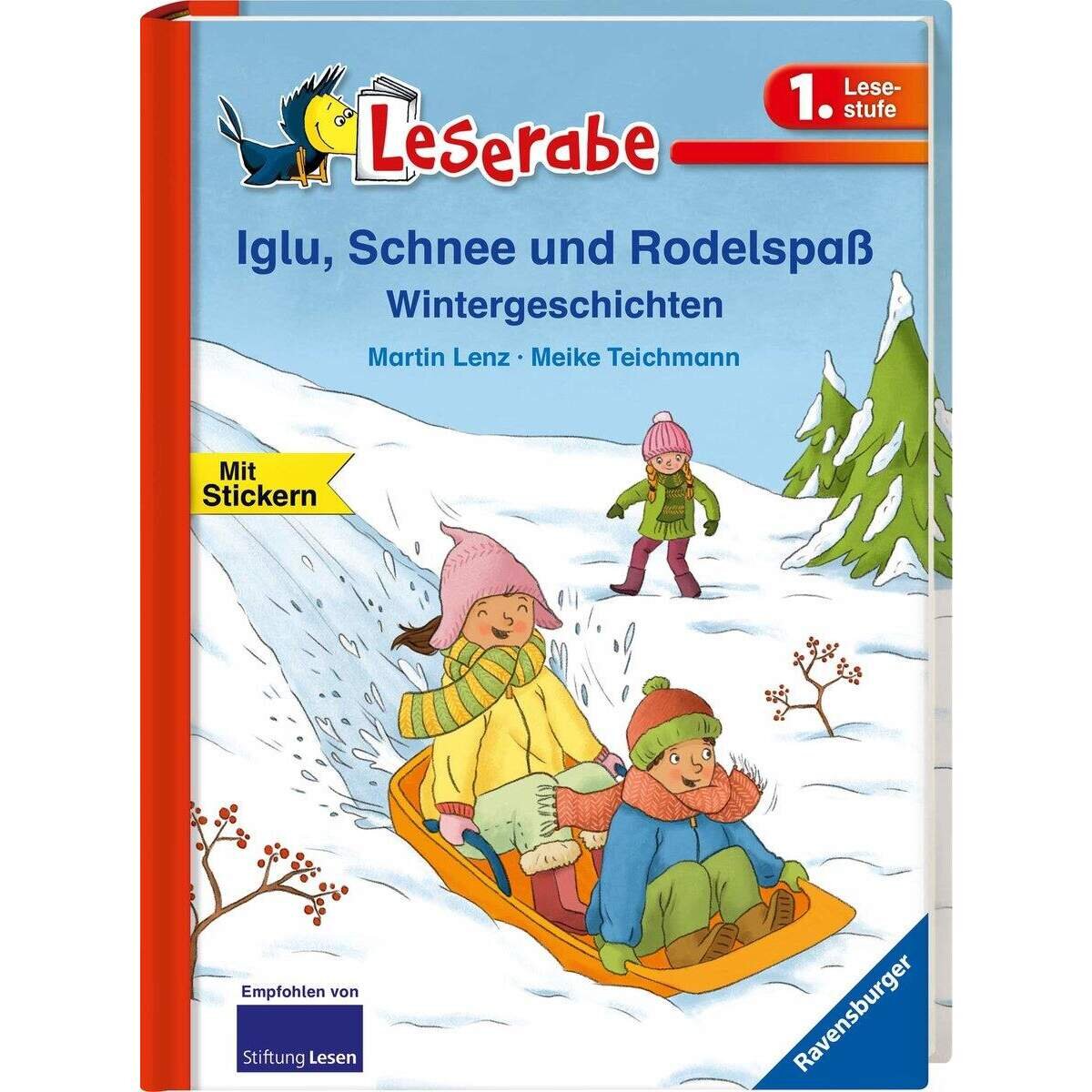 Ravensburger Leserabe Stufe 1 - Iglu, Schnee und Rodelspaß