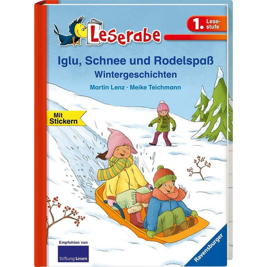 Ravensburger Leserabe Stufe 1 - Iglu, Schnee und Rodelspaß