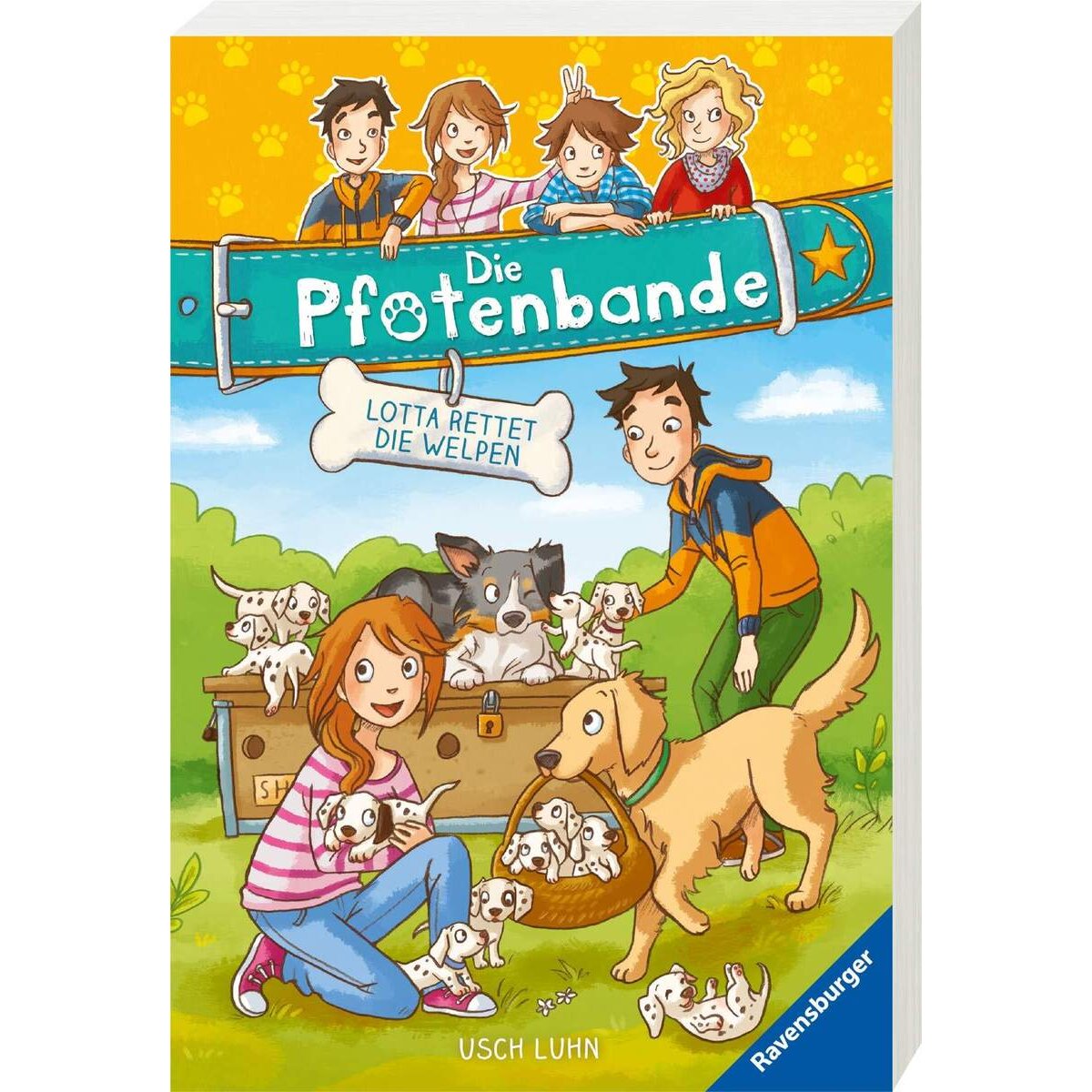 Ravensburger Luhn, Die Pfotenbande, Band. 1: Lotta rettet die Welpen