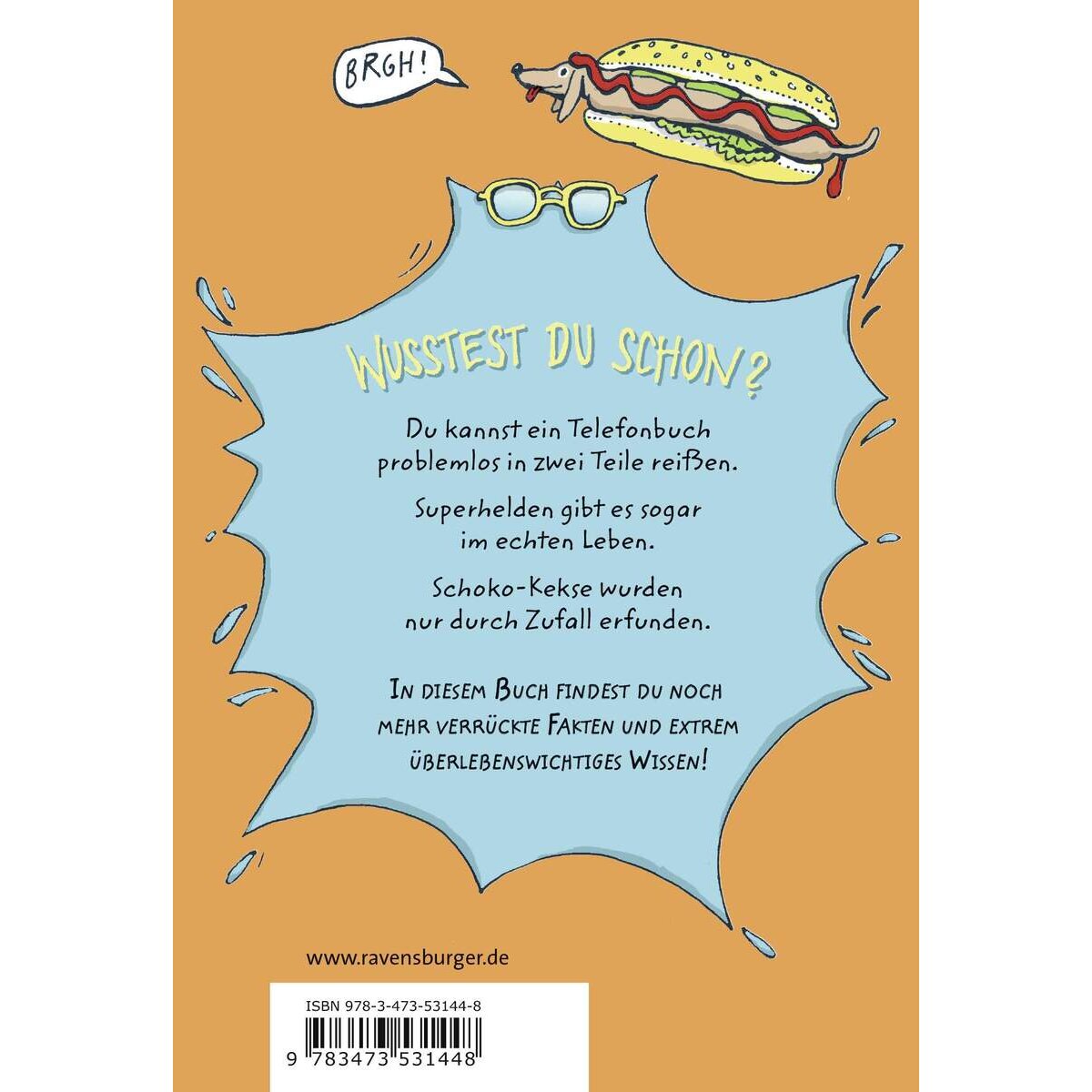 Ravensburger MAcDONALD, Noch mehr verrückte Fakten für coole Jungs