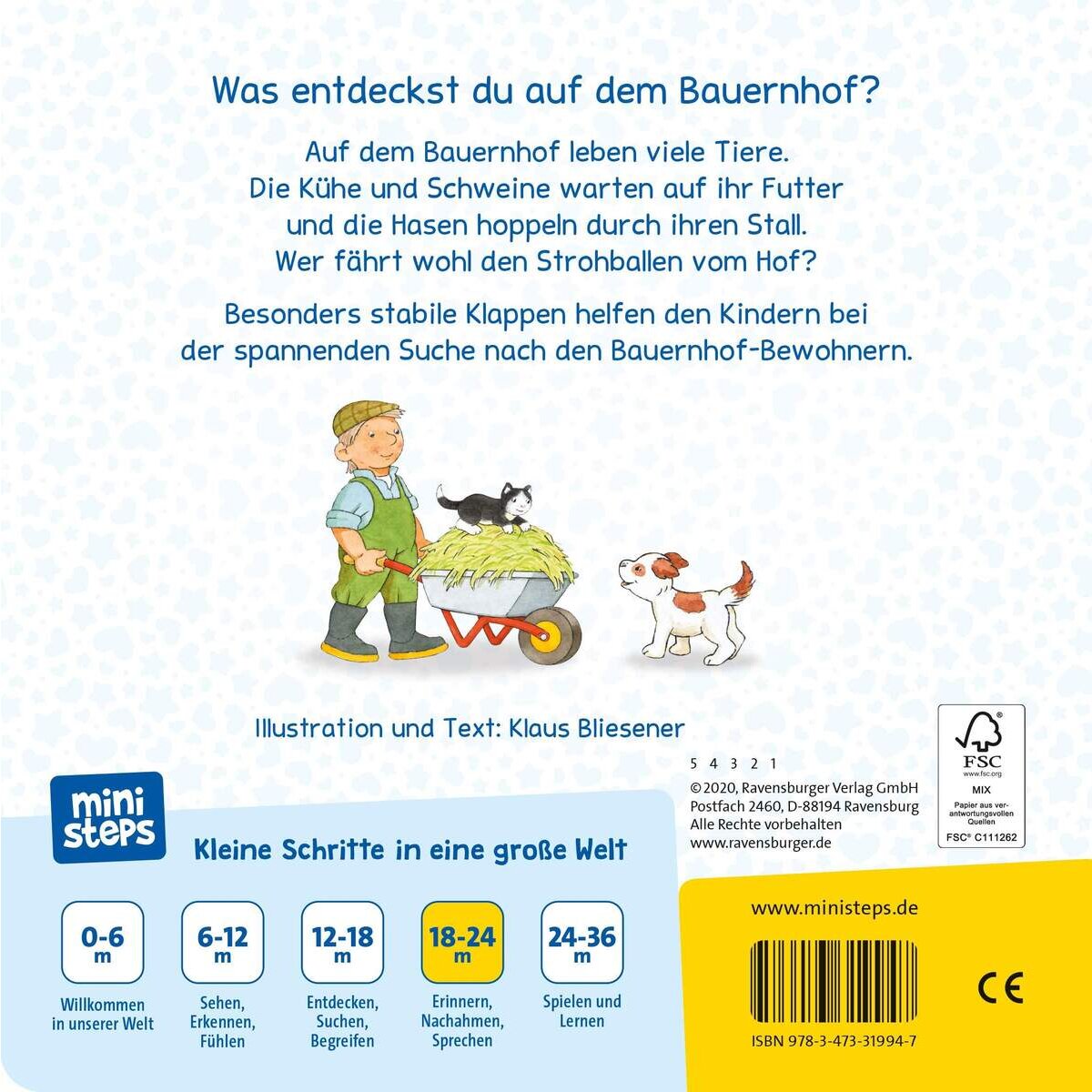 Ravensburger Mach auf! Schau rein! Bauernhof, 18+m