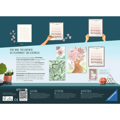 Ravensburger Malen nach Zahlen - Bilderwand-Set 3 in 1