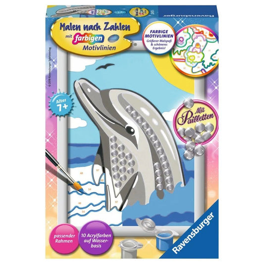 Ravensburger Malen nach Zahlen Delfin
