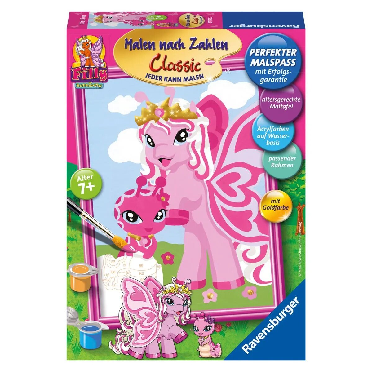 Ravensburger Malen nach Zahlen Filly Valentina, 13 x 18 cm