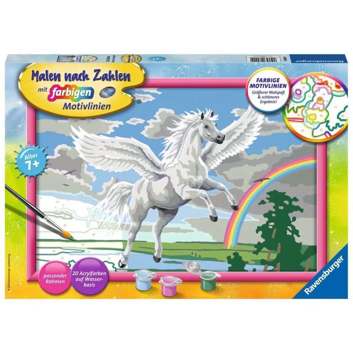 Ravensburger Malen nach Zahlen Im Reich des Pegasus