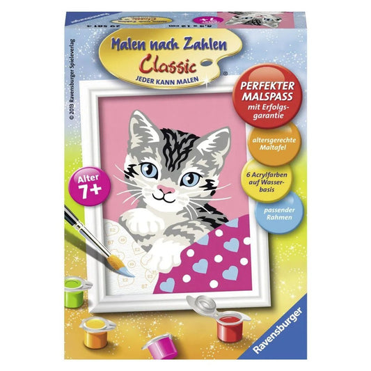 Ravensburger Malen nach Zahlen kleines Kätzchen, Serie E