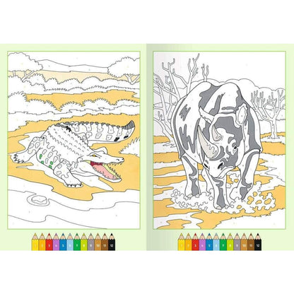 Ravensburger Malen nach Zahlen Malbuch Gefährliche Tiere