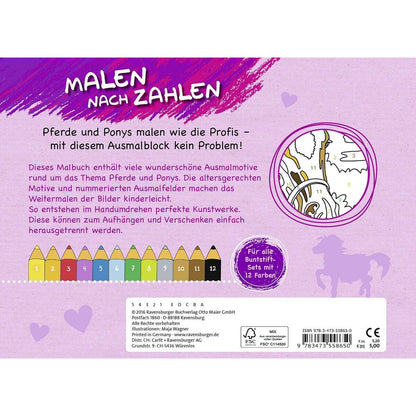 Ravensburger Malen nach Zahlen: Pferde und Ponys