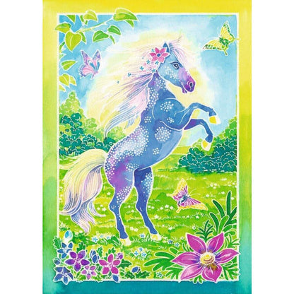 Ravensburger Malset Glow Edition Leuchtende Ponys