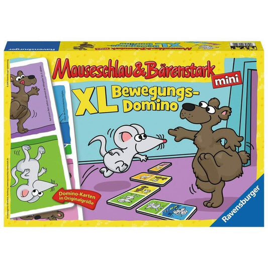 Ravensburger Mauseschlau & Bärenstark XL Bewegungs-Domino