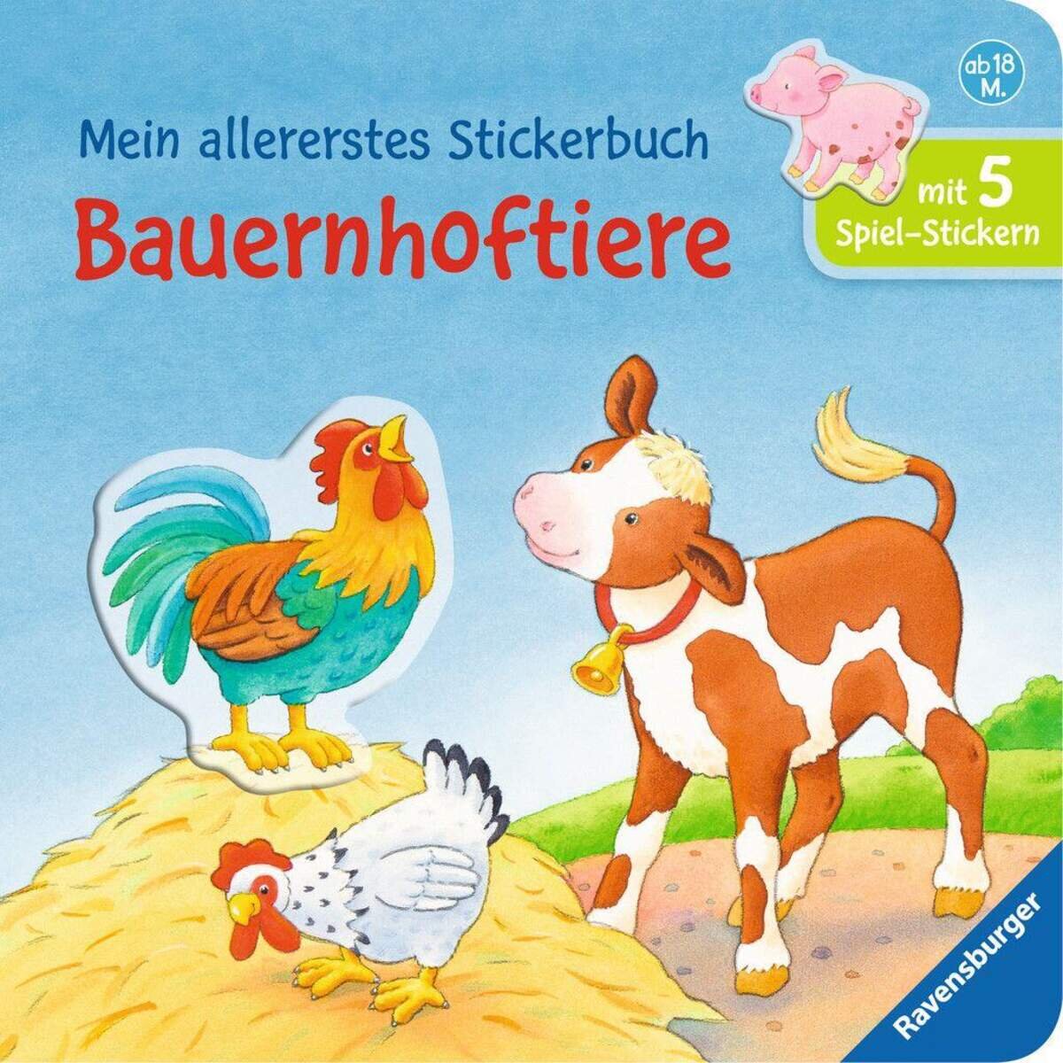 Ravensburger Mein allererstes Stickerbuch Bauernhoftiere