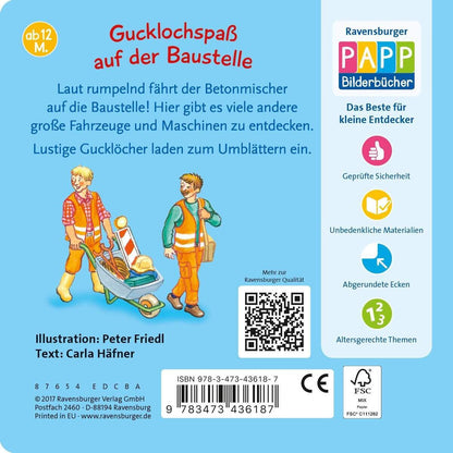 Ravensburger Mein Baustellen Gucklochbuch