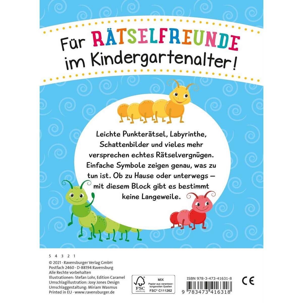 Ravensburger Mein dicker Rätselspaß Kindergarten