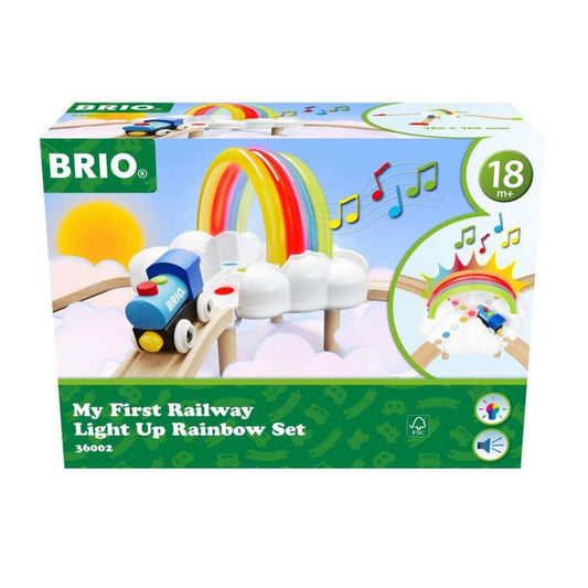 BRIO Mein erstes BRIO Bahn Regenbogen-Set