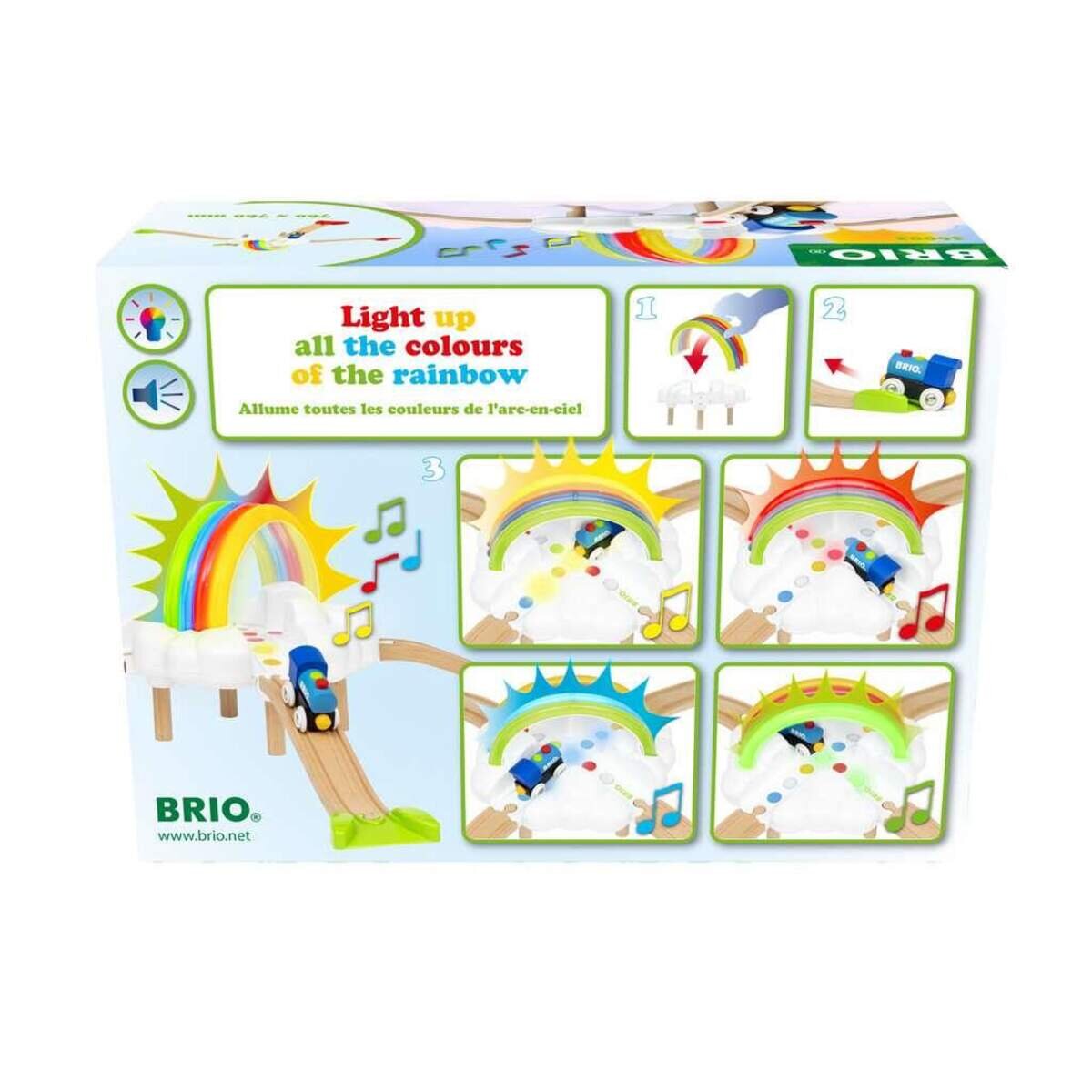 BRIO Mein erstes BRIO Bahn Regenbogen-Set