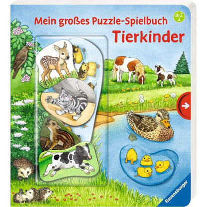 Ravensburger Mein großes Puzzle-Spielbuch: Tierkinder