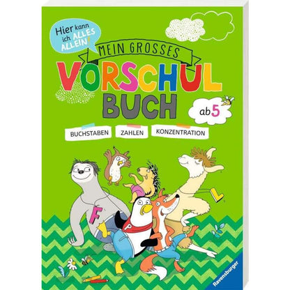Ravensburger Mein großes Vorschulbuch Buchstaben, Zahlen, Konzentrattion