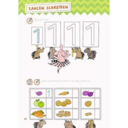 Ravensburger Mein großes Vorschulbuch Buchstaben, Zahlen, Konzentrattion