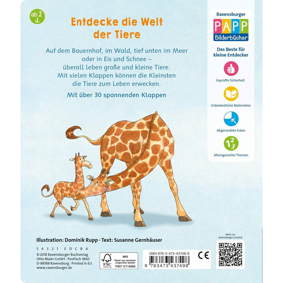 Ravensburger Mein Klappenbuch: Was machen die Tiere?