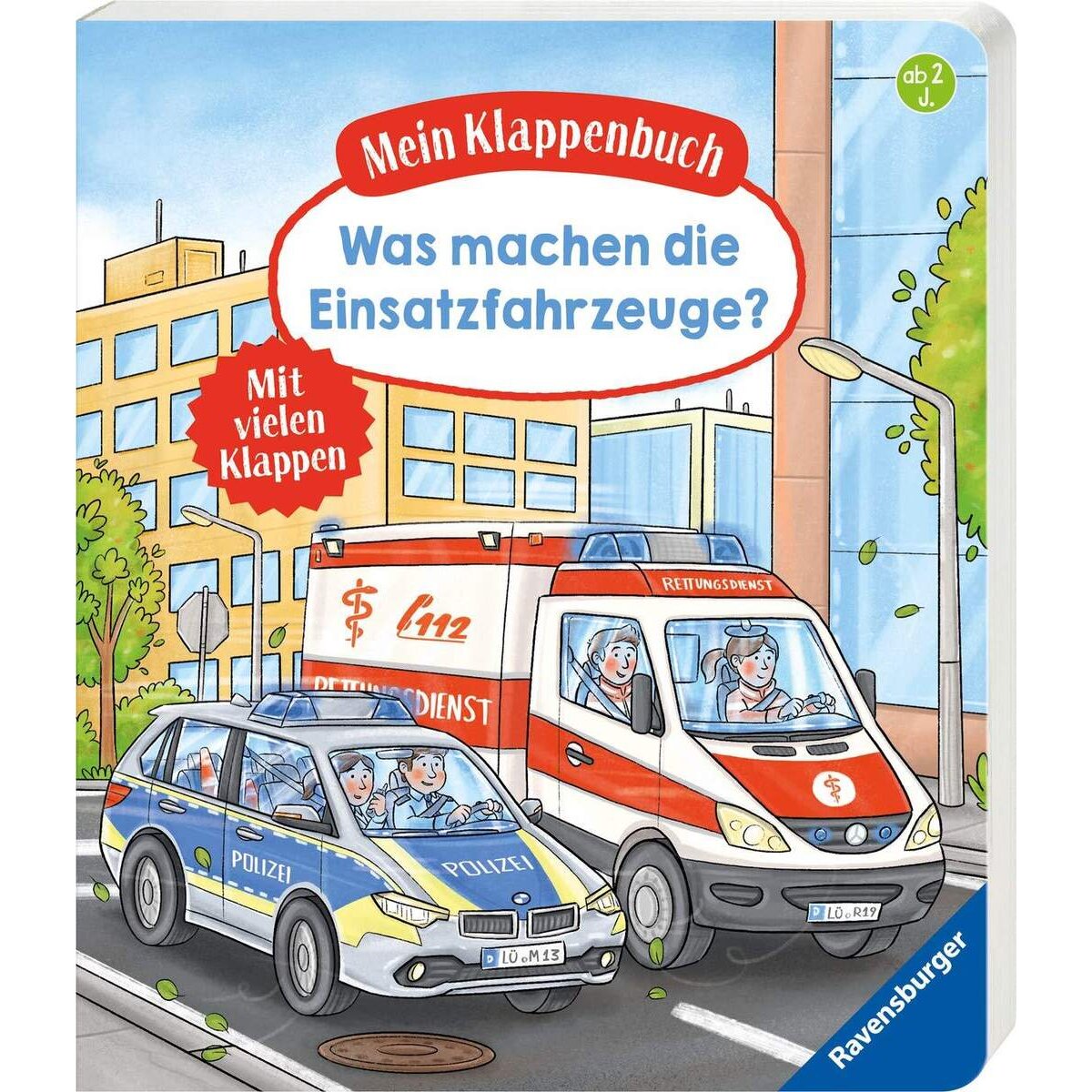 Ravensburger Mein Klappenbuch: Was machen die Einsatzfahrzeuge?