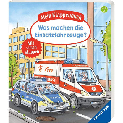 Ravensburger Mein Klappenbuch: Was machen die Einsatzfahrzeuge?