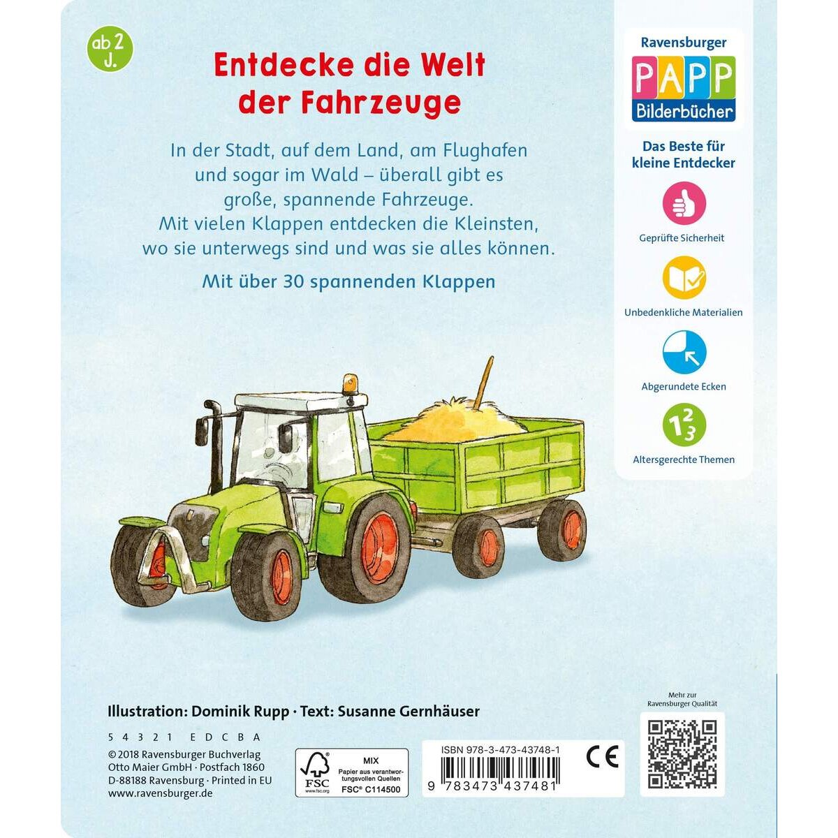 Ravensburger Mein Klappenbuch: Was machen die Fahrzeuge?