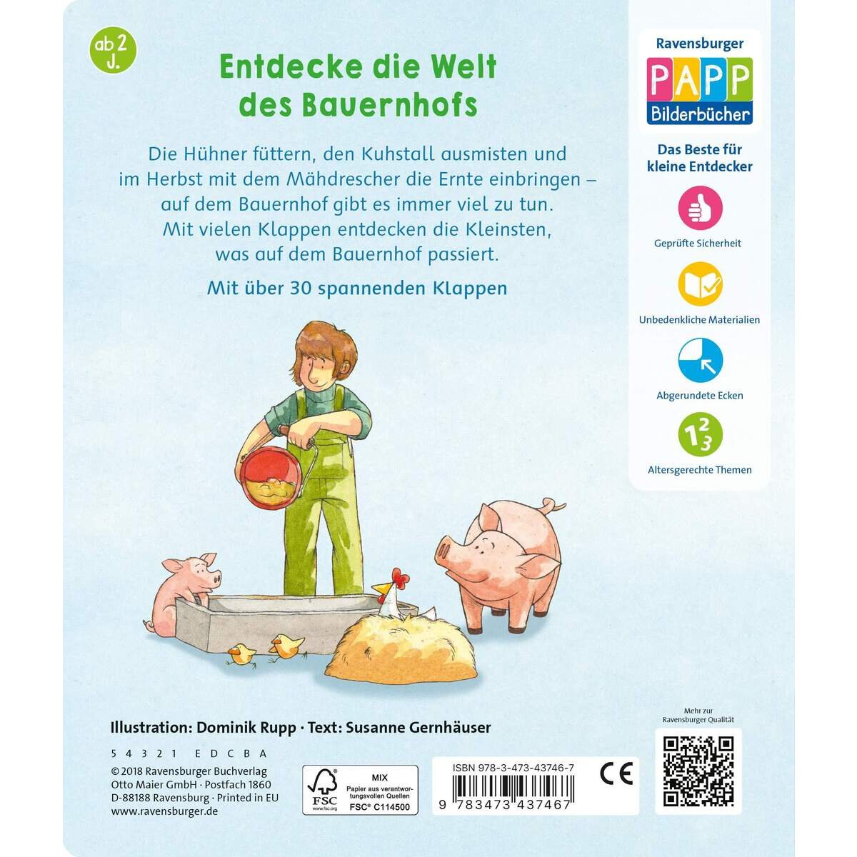 Ravensburger Mein Klappenbuch: Was passiert auf dem Bauernhof?