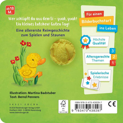 Ravensburger Mein liebstes Fingerpuppenbuch: Hallo, kleine Ente!